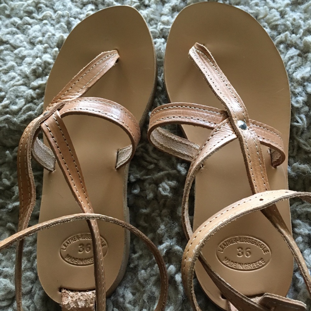 Leather Gladiator Sandals